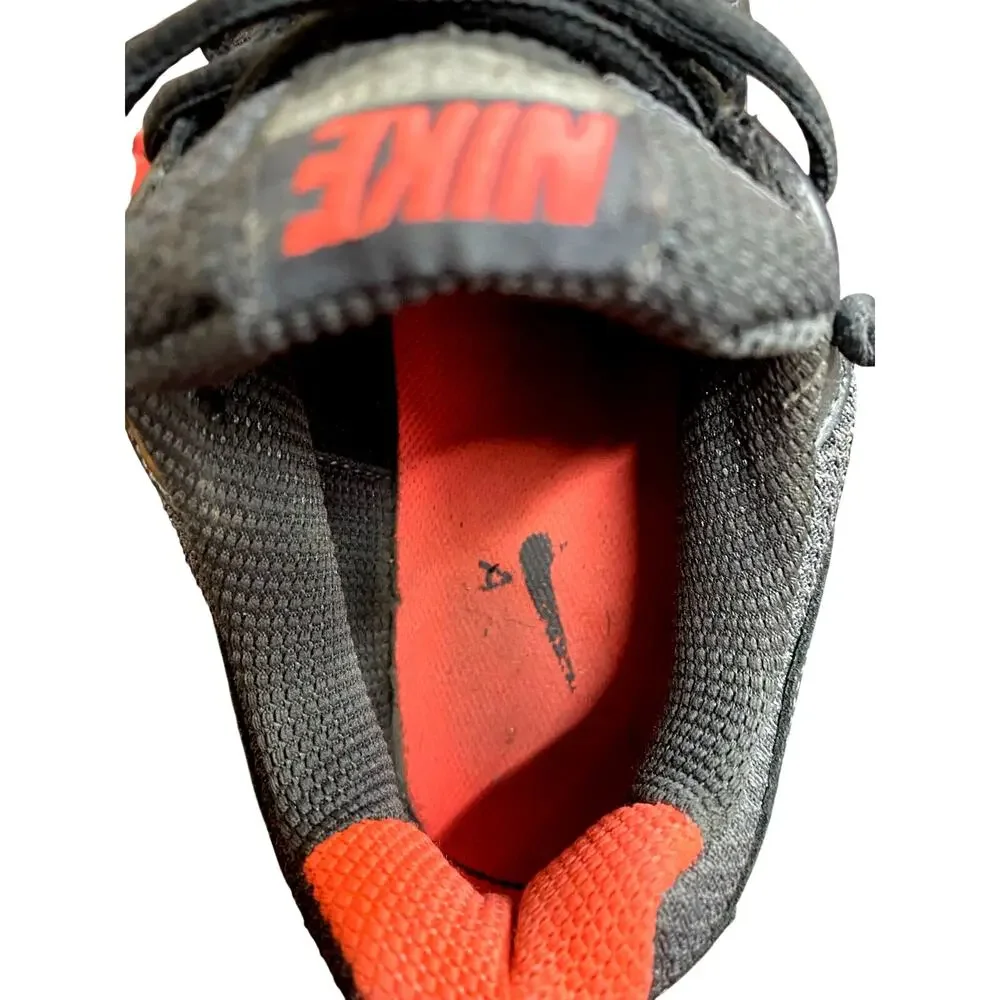 Nike Air Visi Sleek 396042 Women's Training Sneakers 11 Black Orange Lace Up